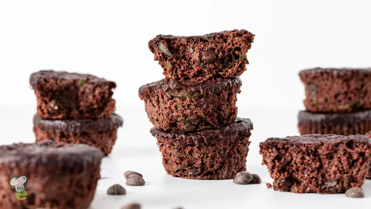 Heart Healthy Chocolate Zucchini Muffins