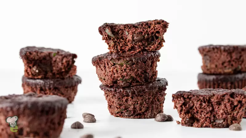 Heart Healthy Chocolate Zucchini Muffins