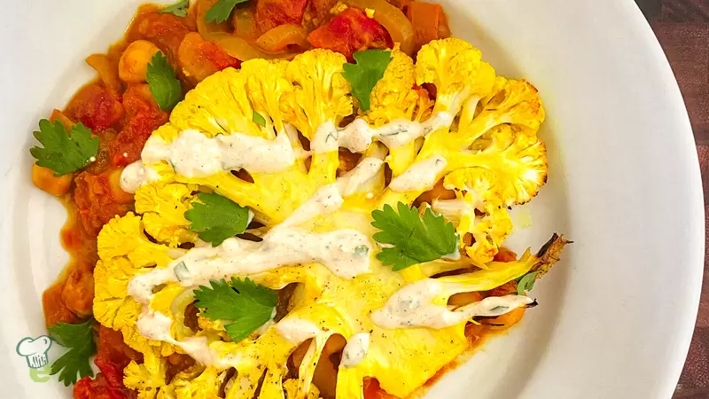Heart Healthy Roasted Cauliflower Steaks