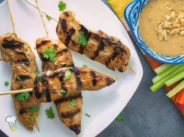 Chicken Teriyaki with Peanut Sauce