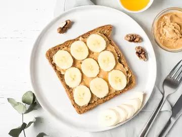 Peanut Butter and Banana Sandwich