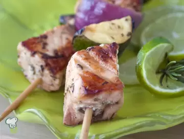 Grilled Swordfish Kebabs
