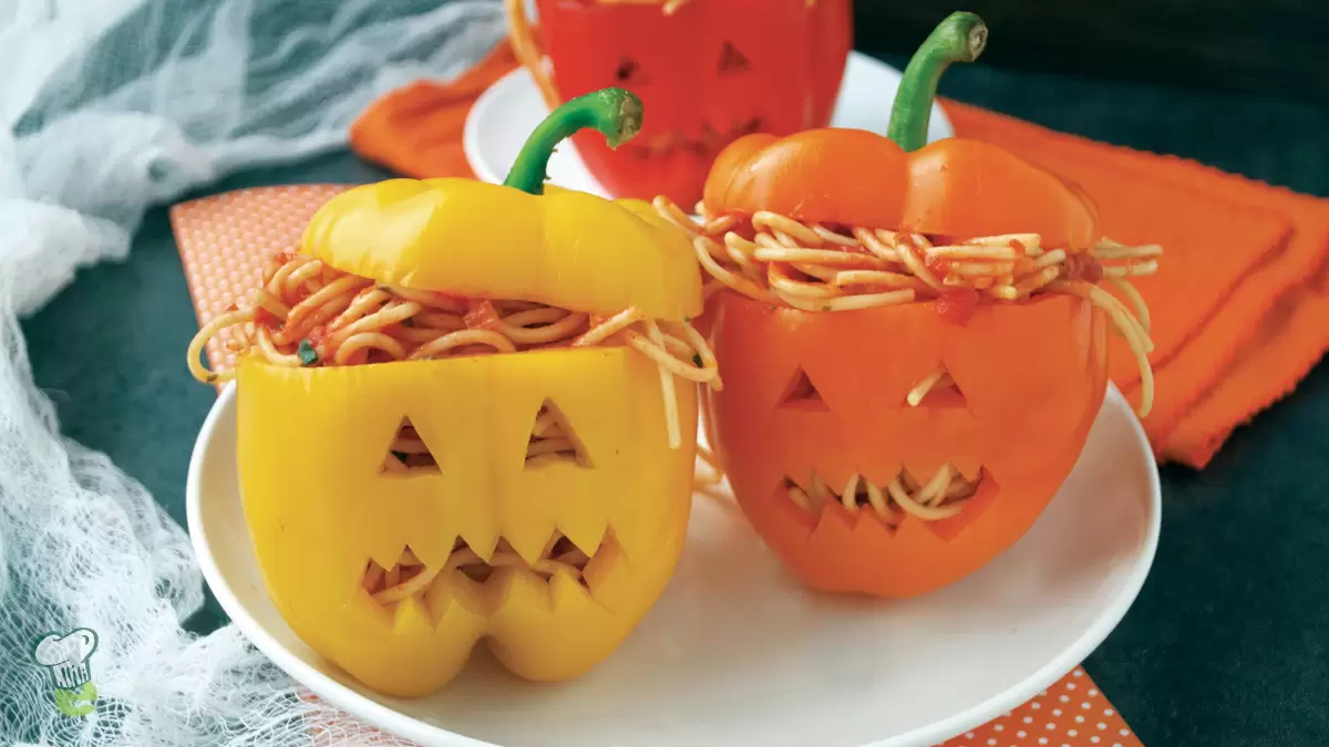 Heart Healthy Monster Stuffed Peppers