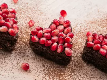 Pomegranate Chocolate Cake