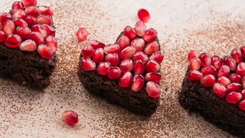 Gluten-Free Pomegranate Chocolate Cake