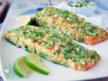 Wasabi Pea Salmon