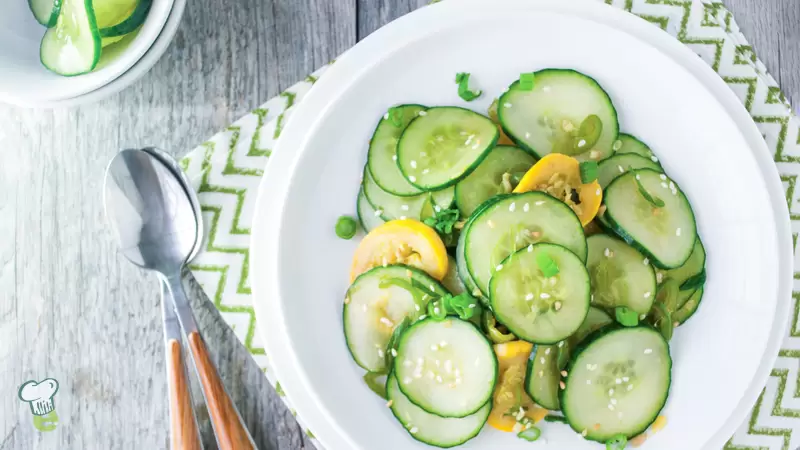 Heart Healthy Asian Cucumber Salad