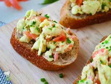 Smoked Salmon Bruschetta