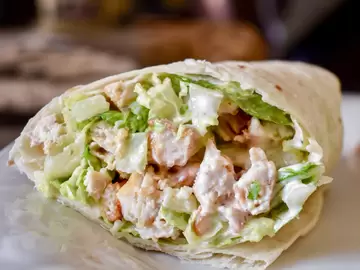 Curry Chicken Salad Wrap