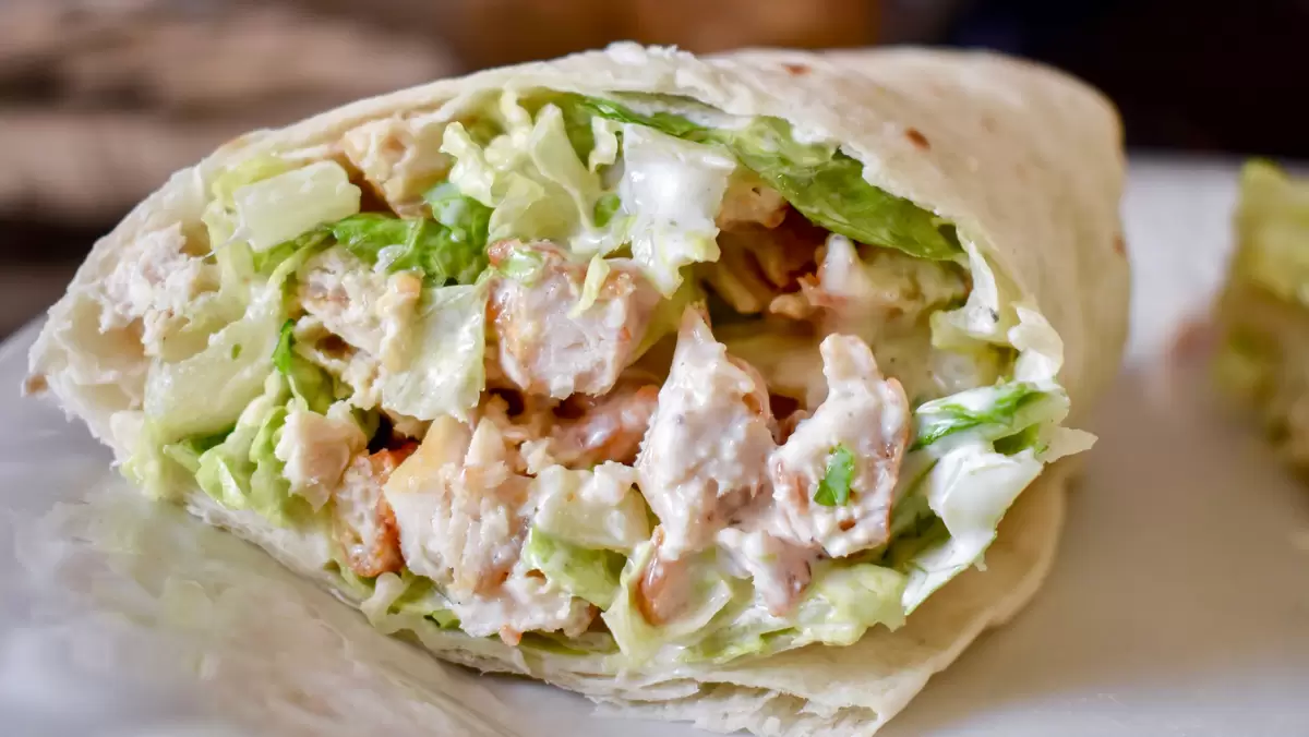 Heart Healthy Curry Chicken Salad Wrap