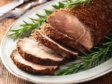 Cocoa-Crusted Pork Loin