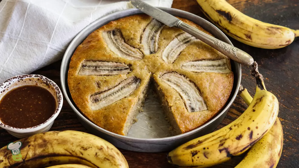 Heart Healthy Olive Oil Banana Cake