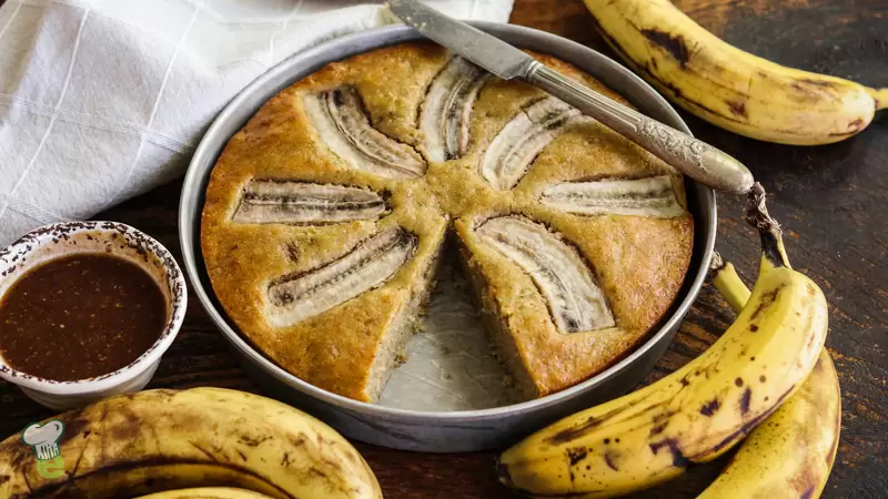 Heart Healthy Olive Oil Banana Cake