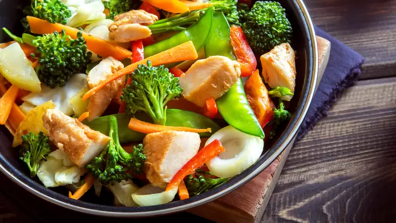 Heart Healthy Southern BBQ Chicken Stir-Fry