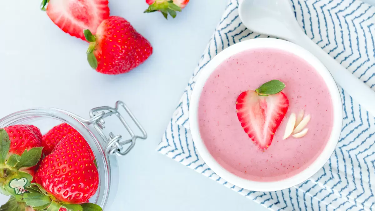 Heart Healthy Chilled Strawberry Soup