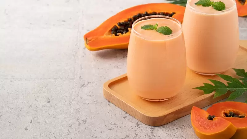 Heart Healthy Papaya Smoothie