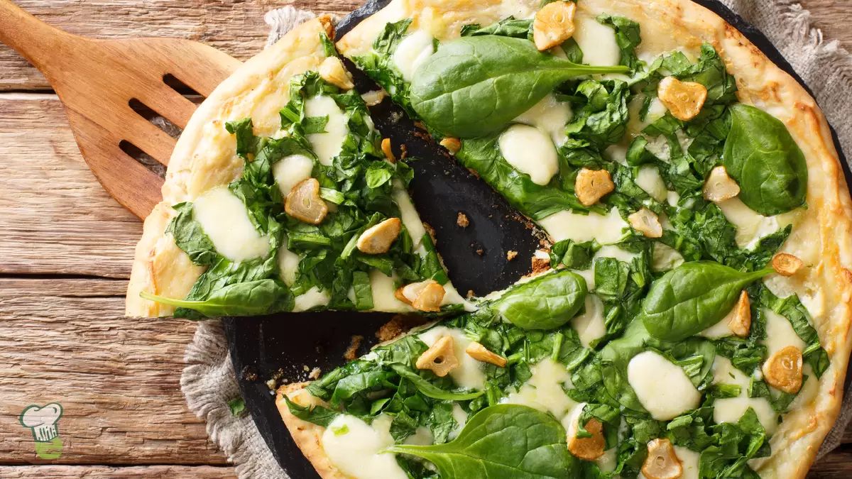 Heart Healthy Spinach Pizza