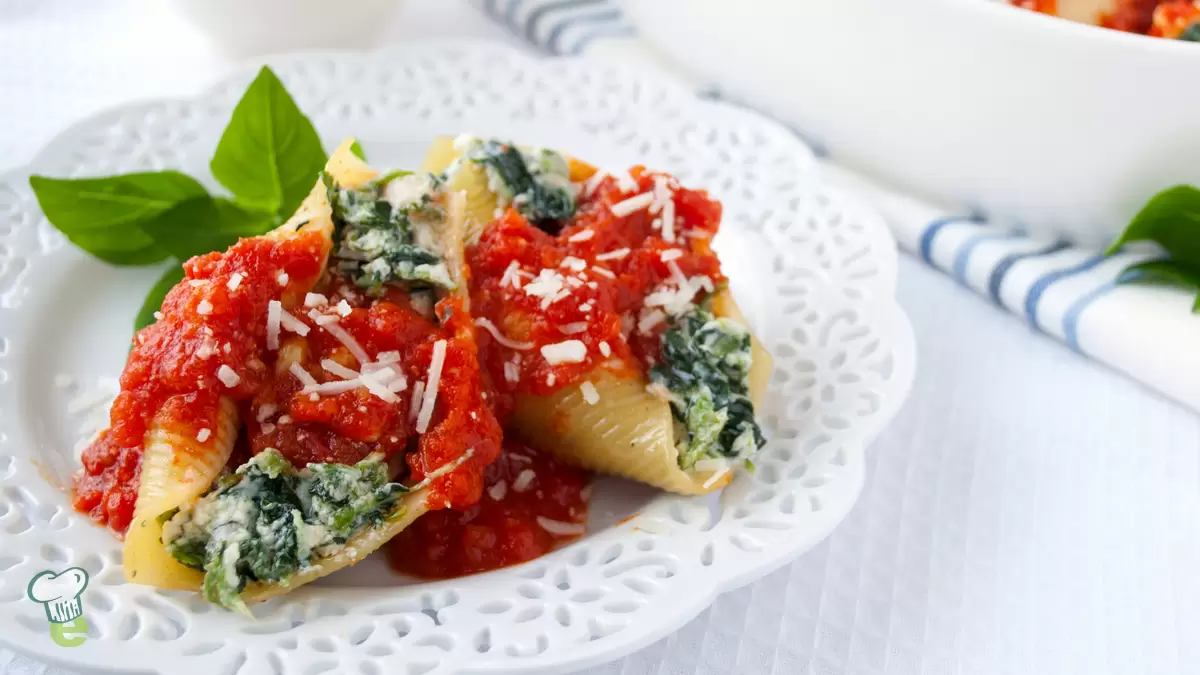 Heart Healthy Spinach Stuffed Shells
