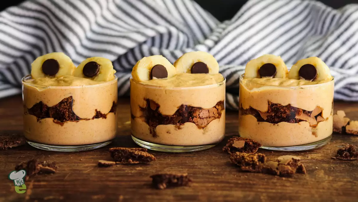 Heart Healthy Halloween Pudding Cups