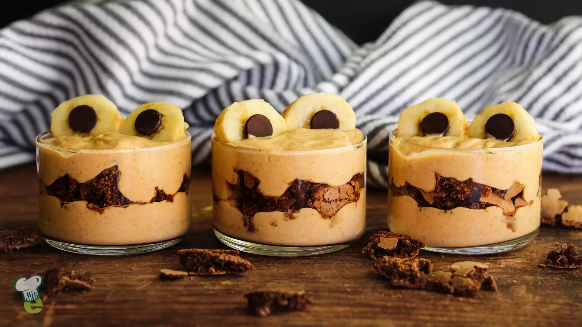 Halloween Pudding Cups