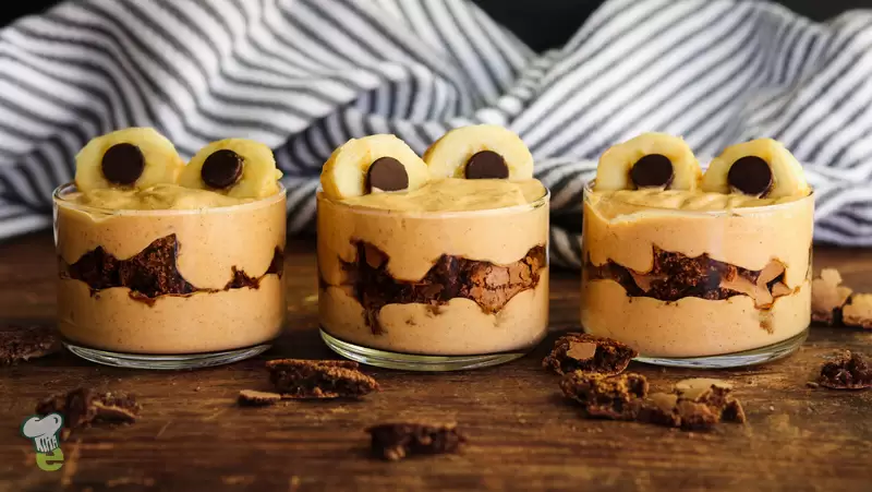 Heart Healthy Halloween Pudding Cups