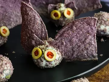 Halloween Cheese Balls