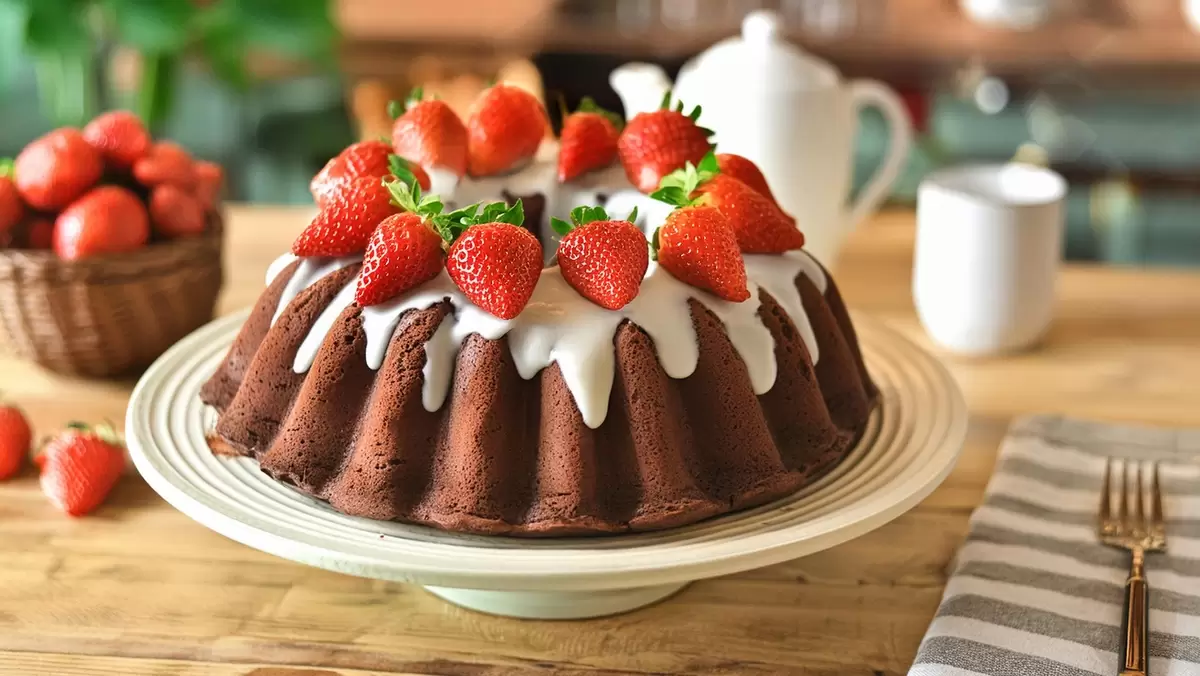 Heart Healthy Chocolate Angel Food Cake