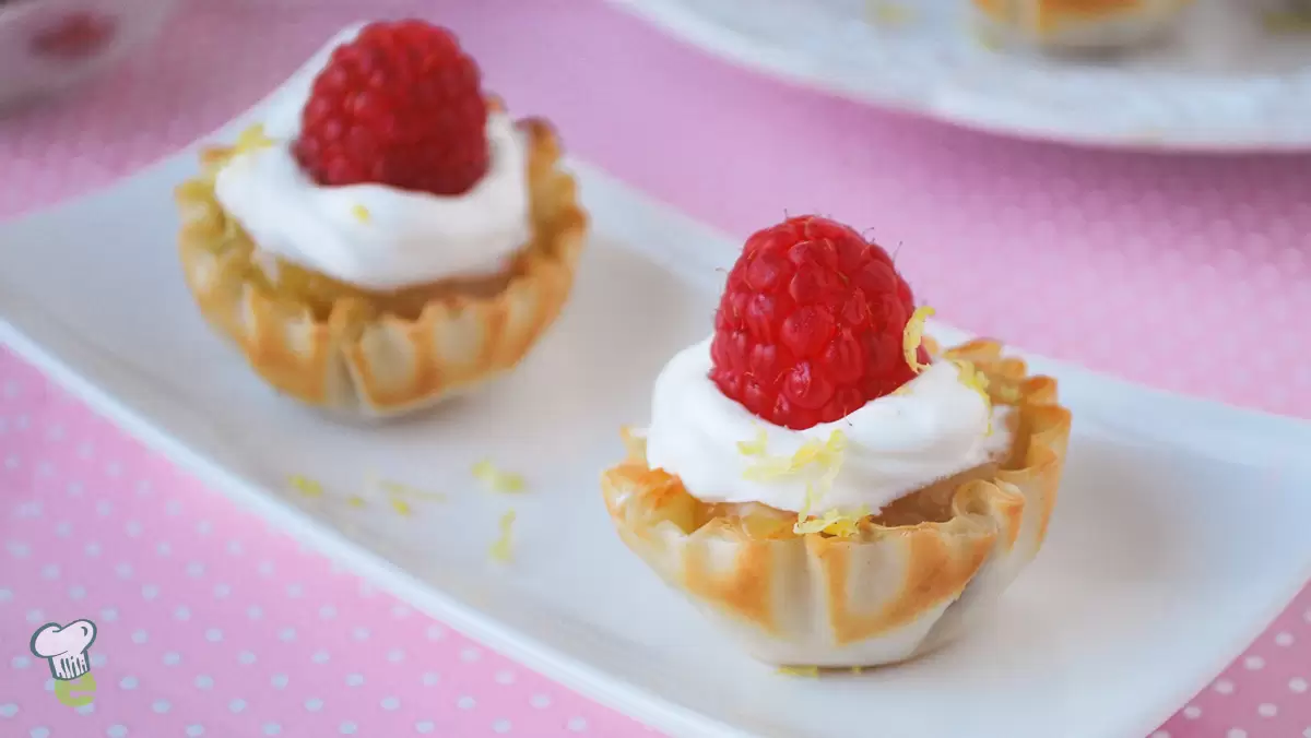 Heart Healthy Lemon Raspberry Tartlets