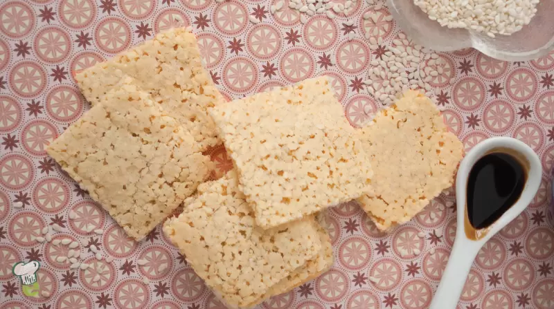 Heart Healthy Sesame Crisps