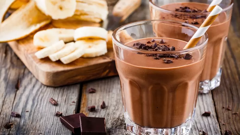 Heart Healthy Chocolate Peanut Butter Smoothie