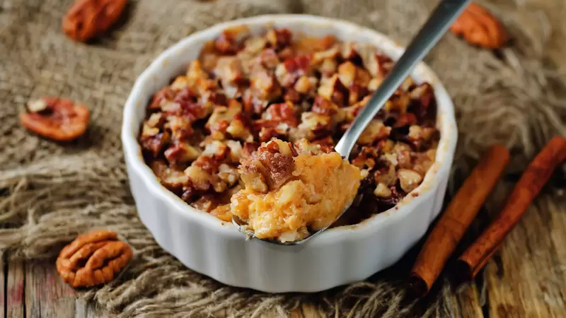 Heart Healthy Sweet Potato Casserole