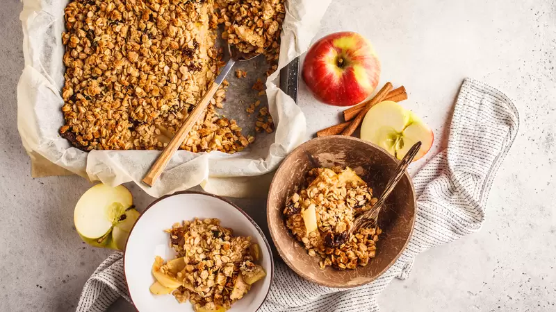 Heart Healthy Apple Crumble
