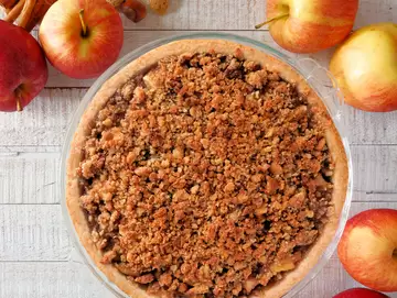 Apple Crumb Pie