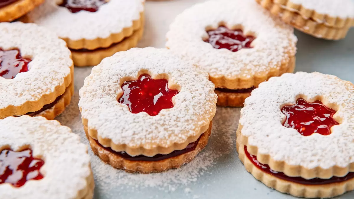 Heart Healthy Linzer Cookies