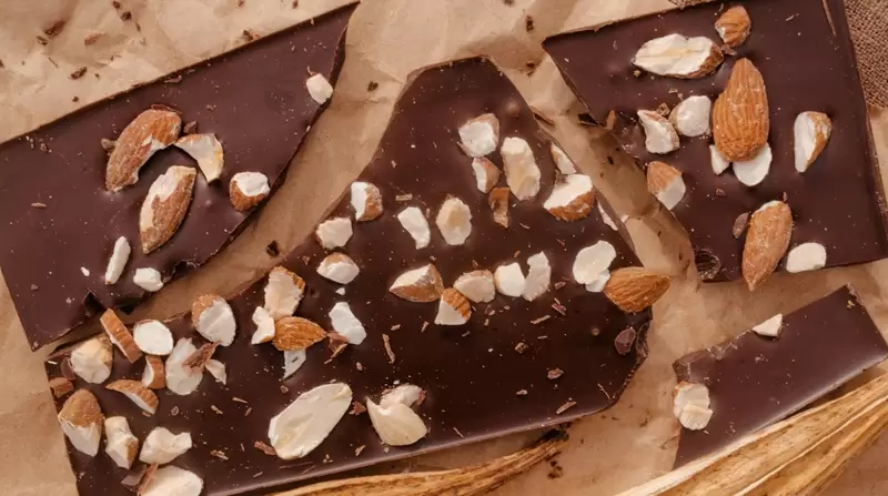 Heart Healthy Chocolate Almond Bark