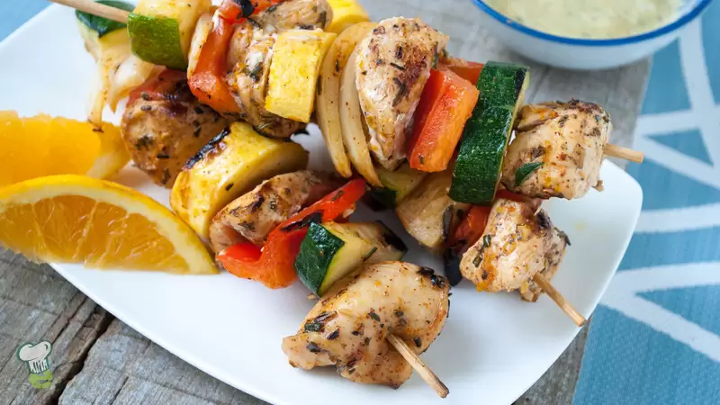 Heart Healthy Grilled Chicken Kebabs