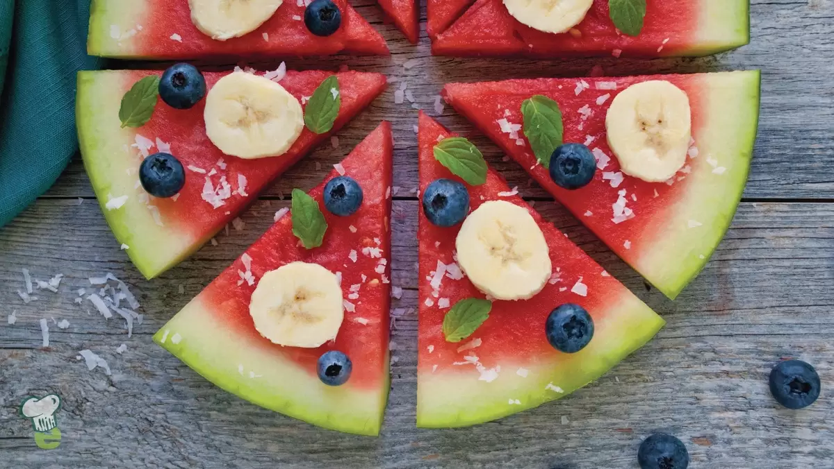 Heart Healthy Watermelon Pizza