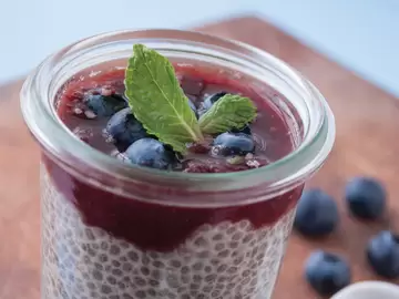 Blueberry Chia Seed Pudding
