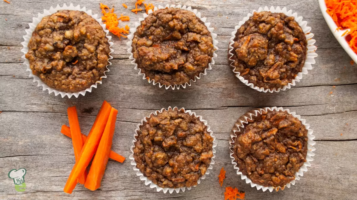 Heart Healthy Carrot Nut Muffins