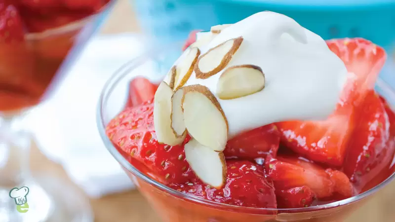 Heart Healthy Strawberries and Cream