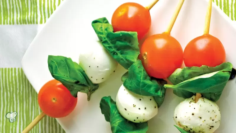 Heart Healthy Caprese Skewers