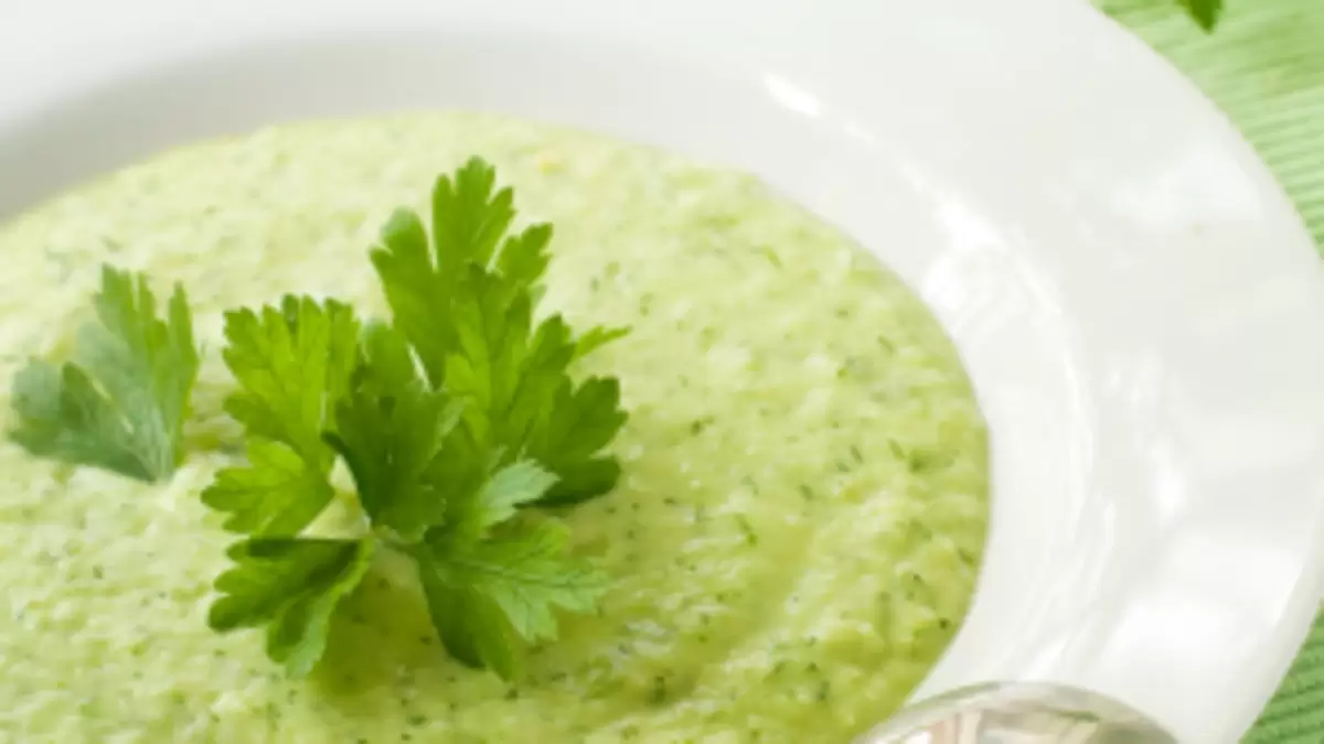 Heart Healthy Cold Zucchini Soup