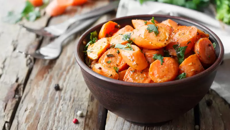 Heart Healthy Roasted Carrots