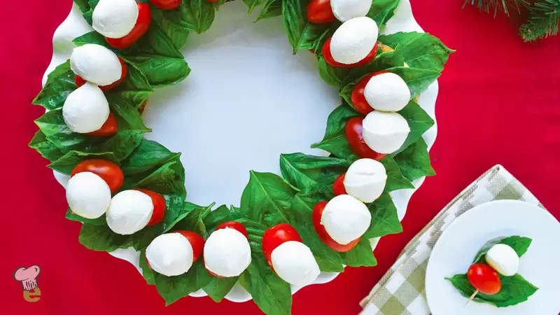 Heart Healthy Caprese Wreath
