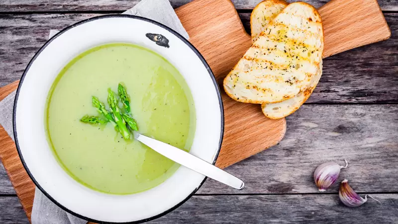 Heart Healthy Creamy Asparagus Soup