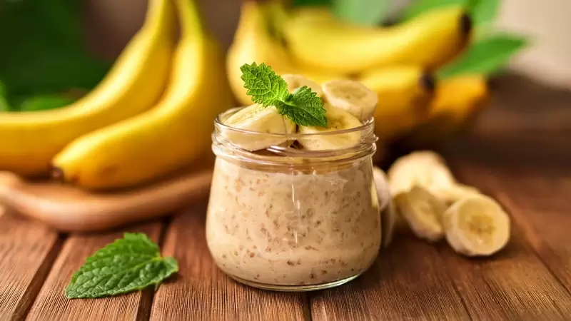 Heart Healthy Banana Overnight Oats