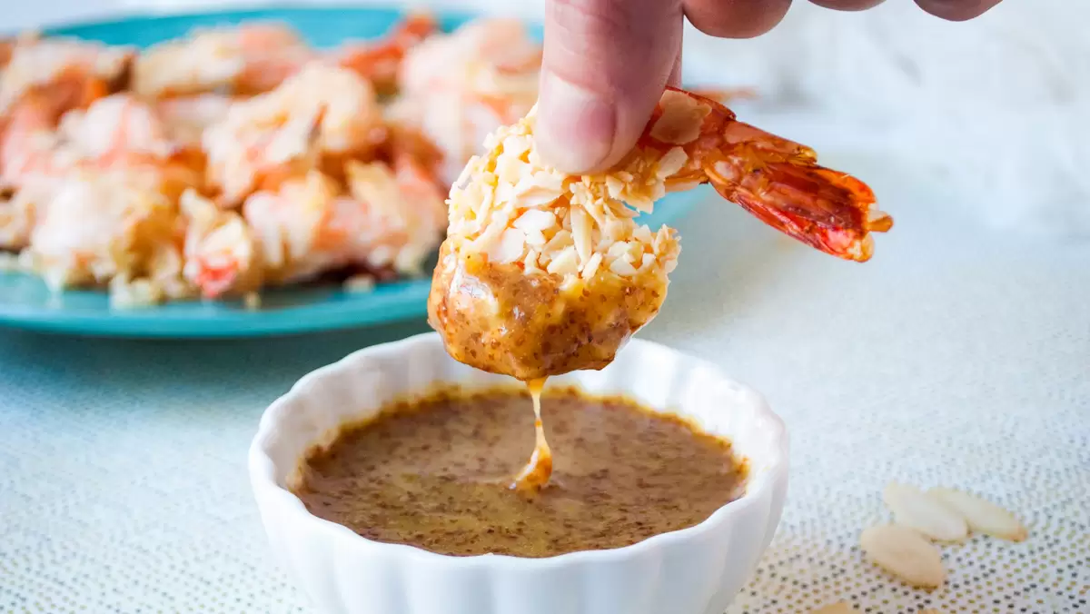 Heart Healthy Almond Shrimp
