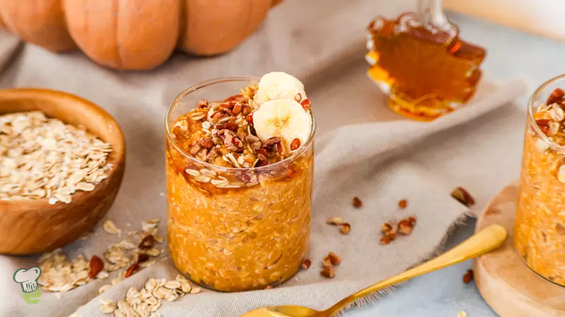 Heart Healthy Pumpkin Pie Overnight Oats