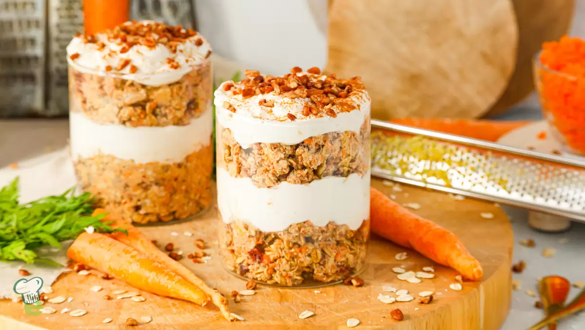 Heart Healthy Carrot Cake Overnight Oats
