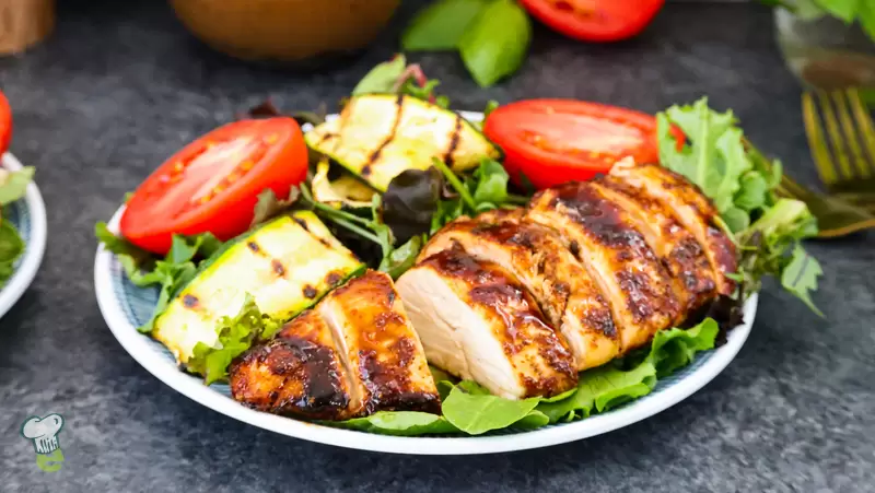 Heart Healthy Air Fryer Balsamic Chicken